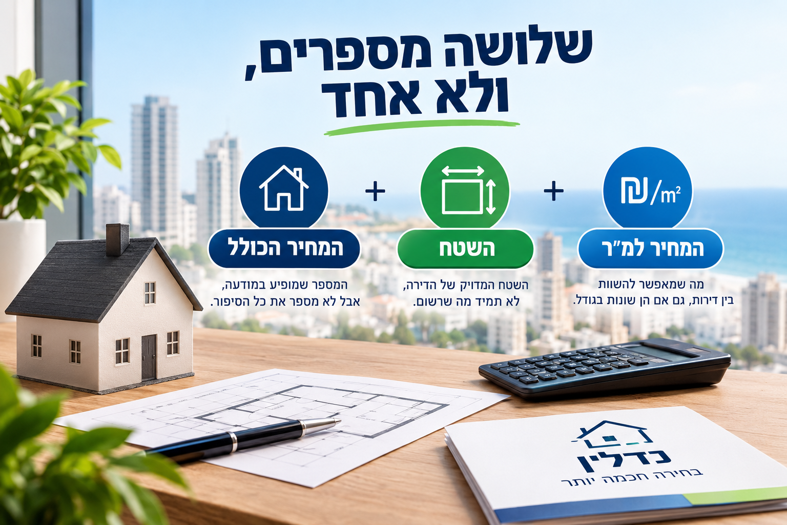 מוכרים דירת 2.5 חדרים בנאות שקד? כך קוראים את המספרים לפני שקובעים מחיר